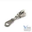 D-5073 metal slider with non-lock pull, for plastic (chunky) zipper tape No. 5, available in any color and nickel or oxide