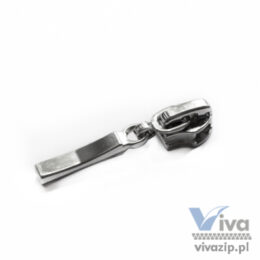 N-5071 Zipper Slider, für Spiralband Nr. 5, mit Abzieher erhältlich in Dark Nickel, Polished Nickel und Dark Polished Nickel