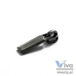 N-66 Zipper Slider für Spiralband Nr. 5, erhältlich in Dark Nickel, Polished Nickel und Dark Polished Nickel