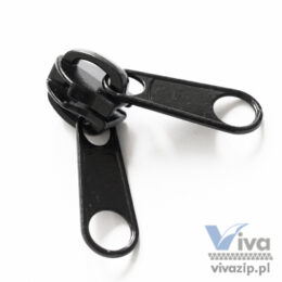N-10002 metal slider with both sides non-lock pulls, for nylon coil zipper tape No. 10